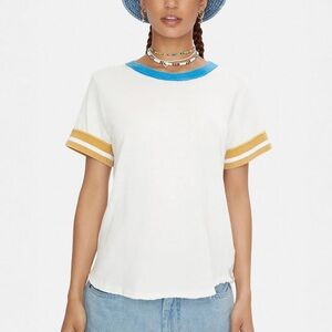 NWT NEW We The Free Let’s Do This White Tee Size M